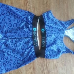 Blue ethika cheetah set